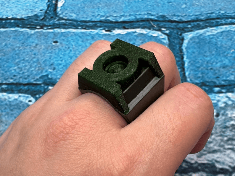 Green Lantern Inspired Cosplay Ring | DC Fan Symbol
