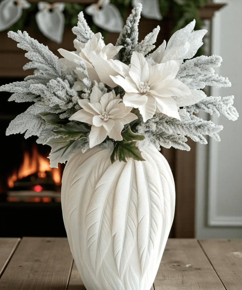 Feather-Inspired Twisted Vase | Modern Elegant Home Decor