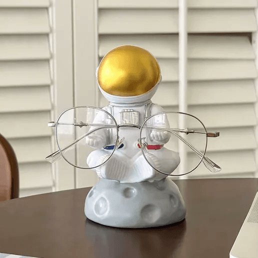 Meditating Astronaut Glasses Holder & Desk Figurine