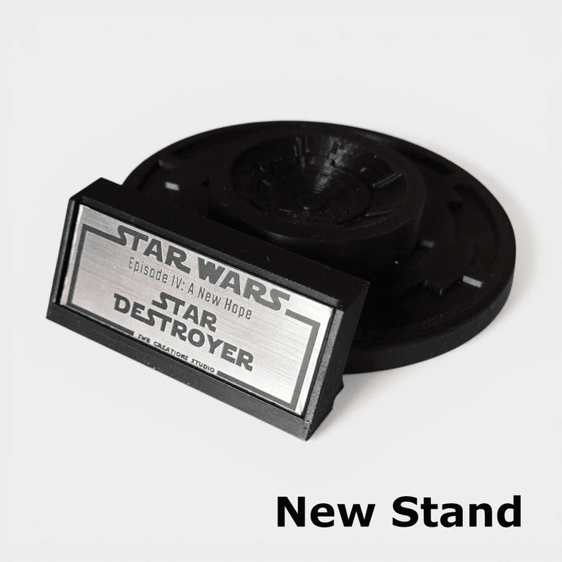 Imperial Star Destroyer Inspired Model with Stand – 55cm