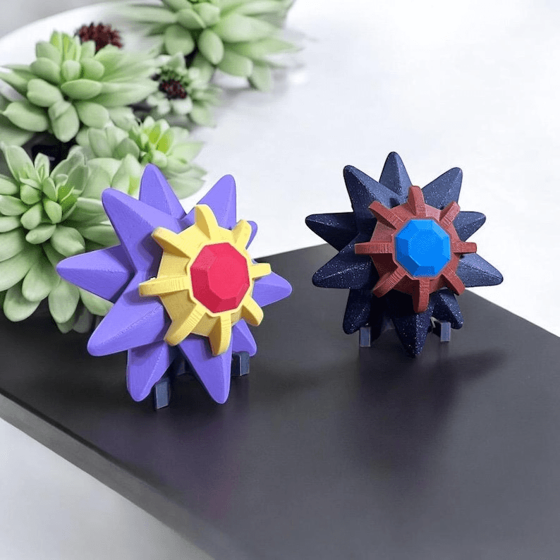 Starmie-Inspired Fidget Spinner | Pokemon Fan Desk Toy