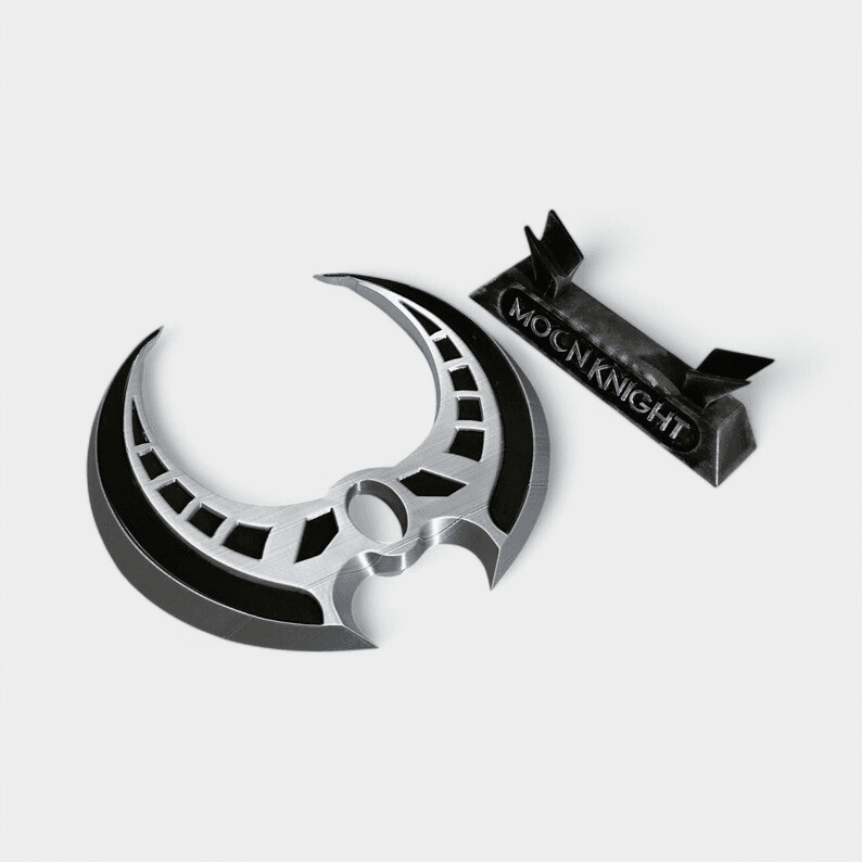 Moon Knight Inspired Crescent Blade Fan Art Prop