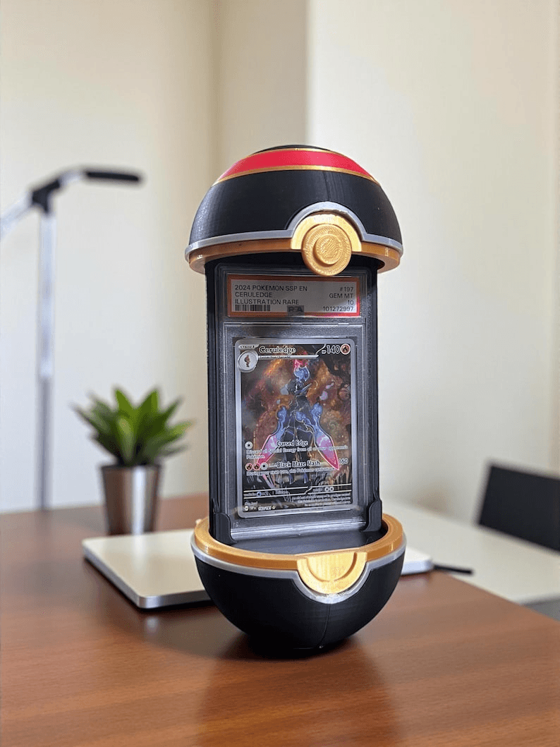 Luxury Ball Inspired PSA Card Holder & Display Stand