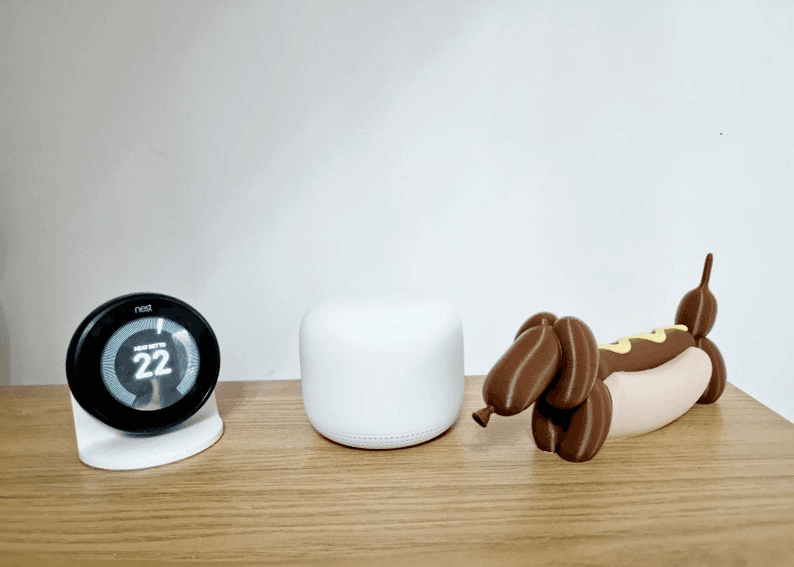 Hotdog Balloon Dog Novelty Figure | Funny Desk Sculpture