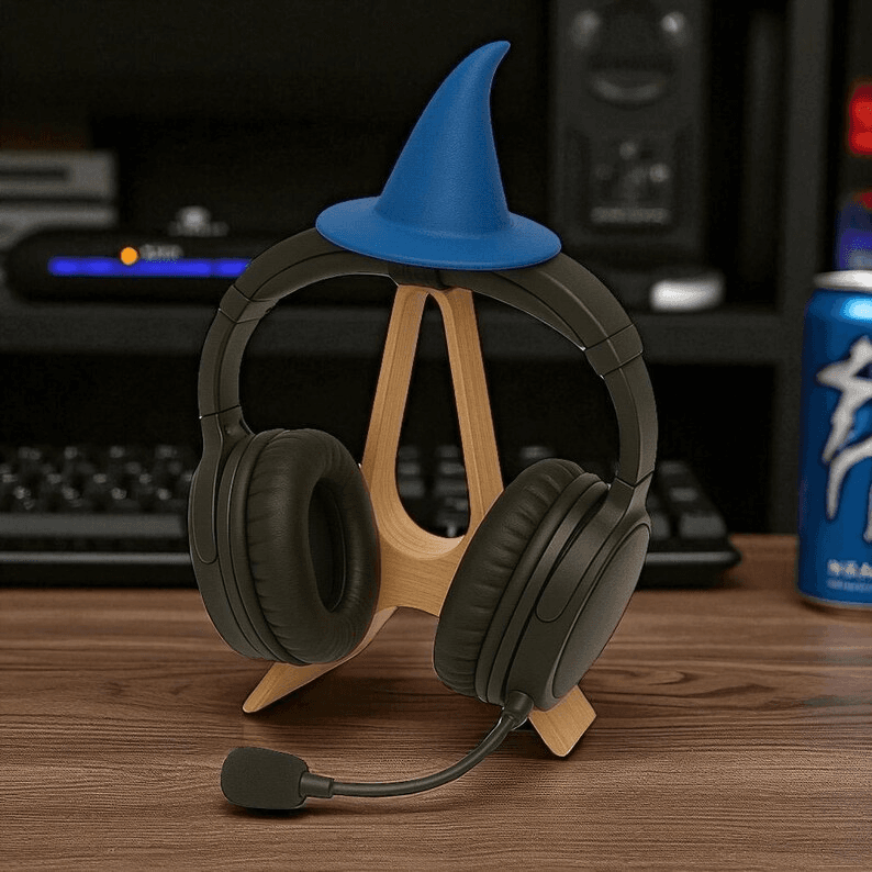 Wizard Hat Headset Attachment for Gaming & Cosplay