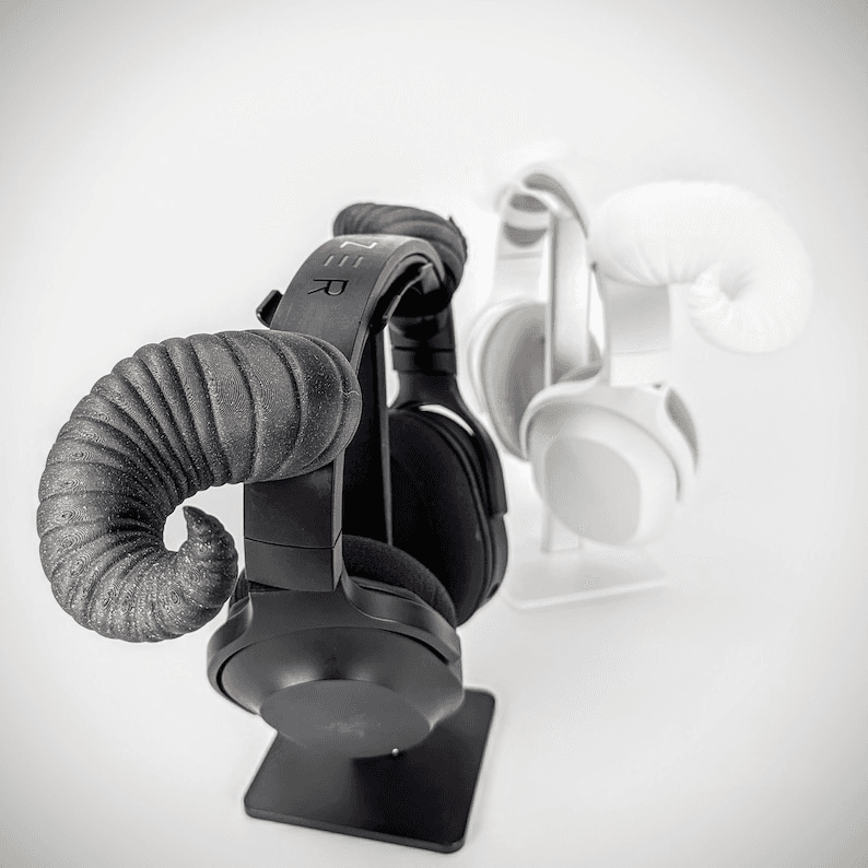 Ram Goat Horns Headphone Attachment – Gaming Headset Clip