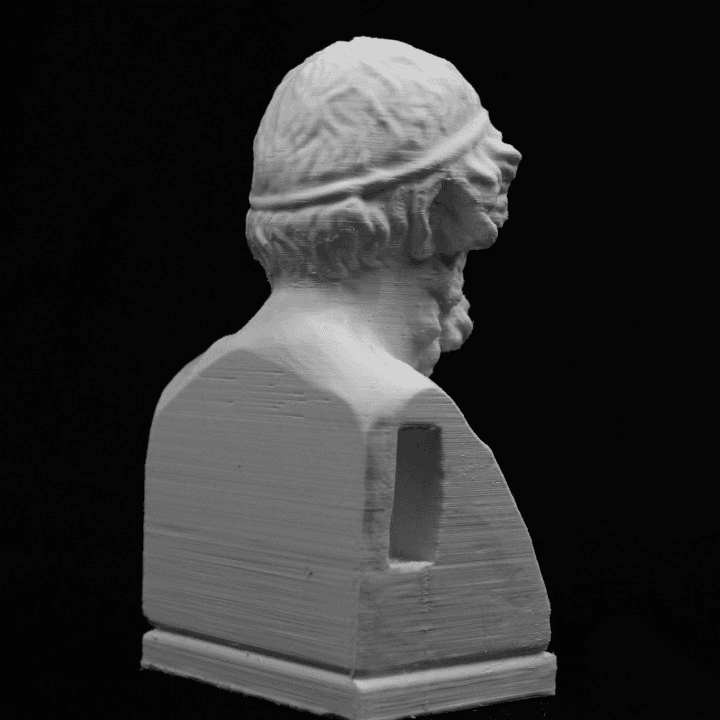 Homer Inspired Classical Bust Statue | Poet Collectible