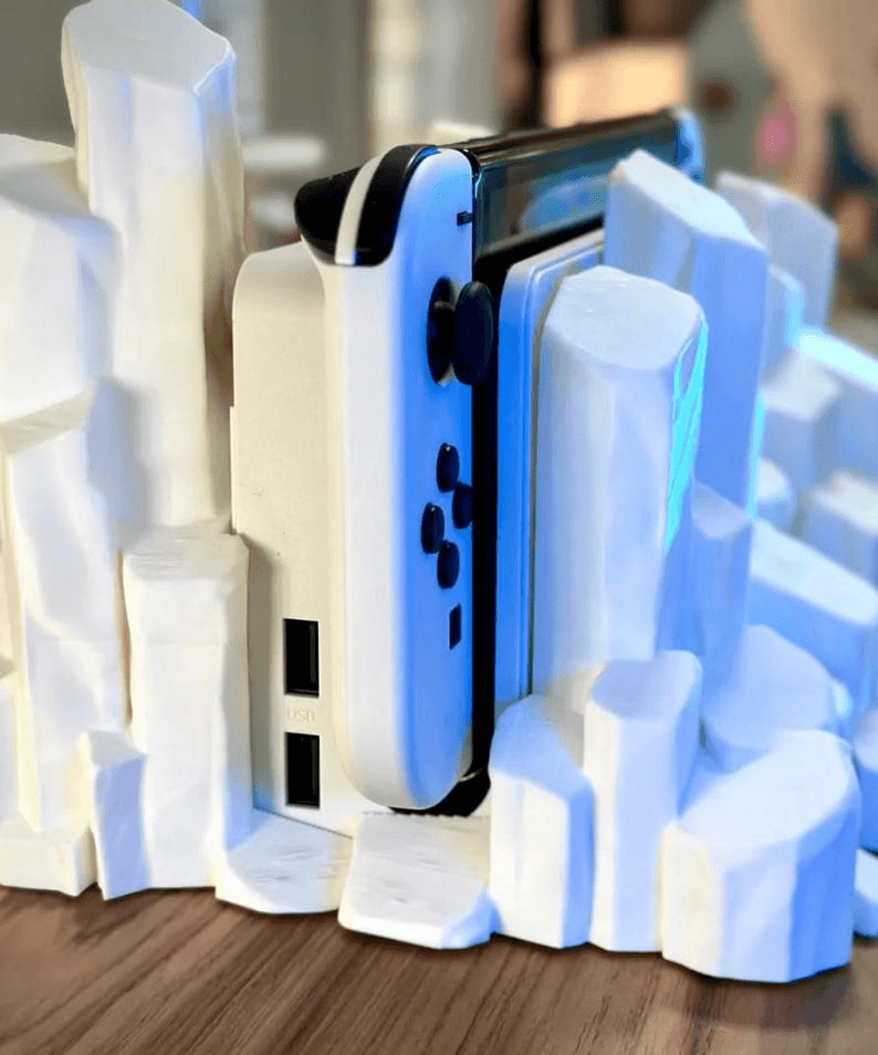 Quartz Crystal-Inspired Nintendo Switch Dock Cover | Classic & OLED