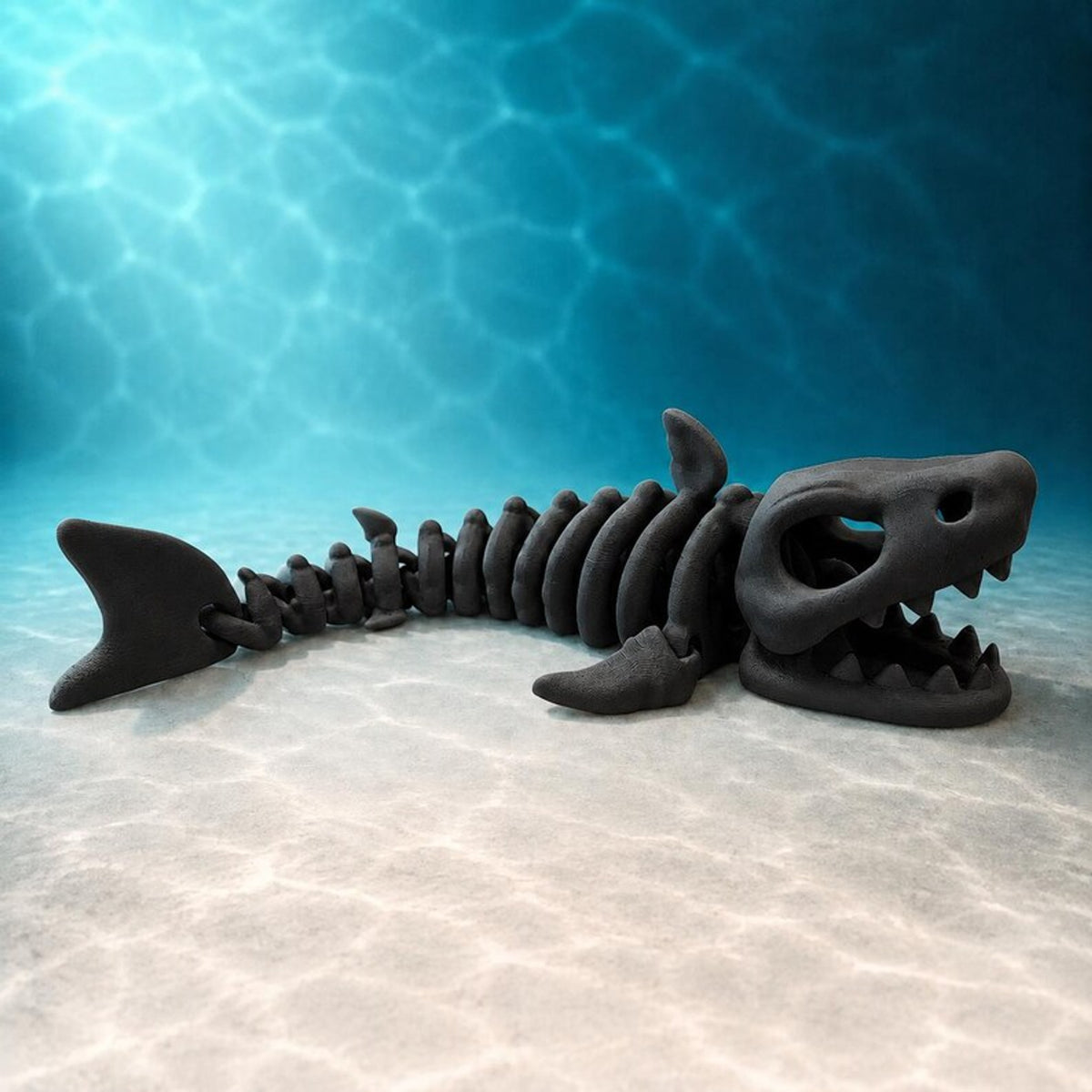 Articulated Skeleton Shark Fidget Toy – Poseable Desk Decor