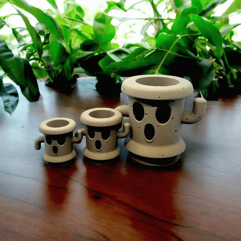 Lloid Gyroid Inspired Planter – Animal Crossing Fan Gift