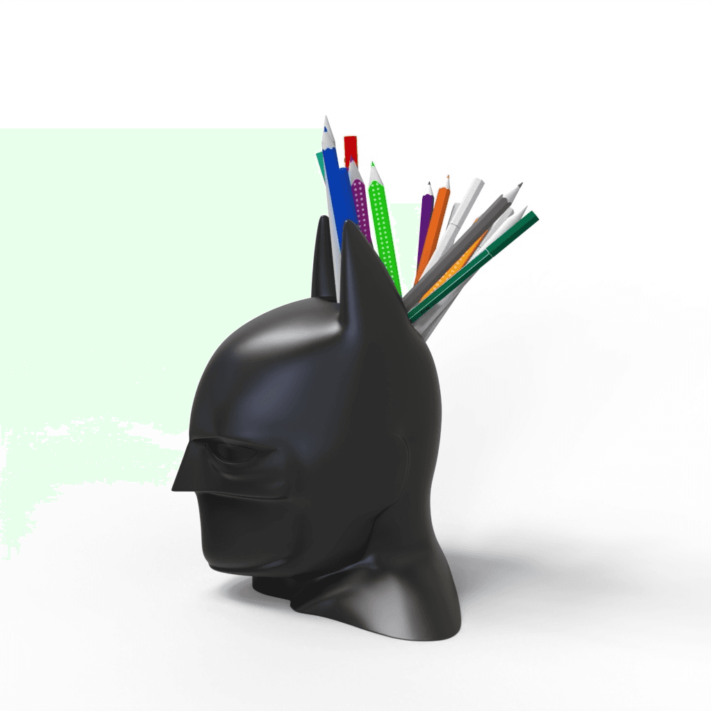 Batman-Inspired Pencil Holder | Dark Knight Desk Organiser