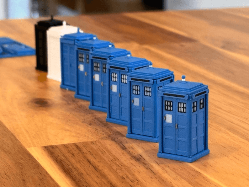Pocket TARDIS Kit Card – Doctor Who Inspired Mini Model