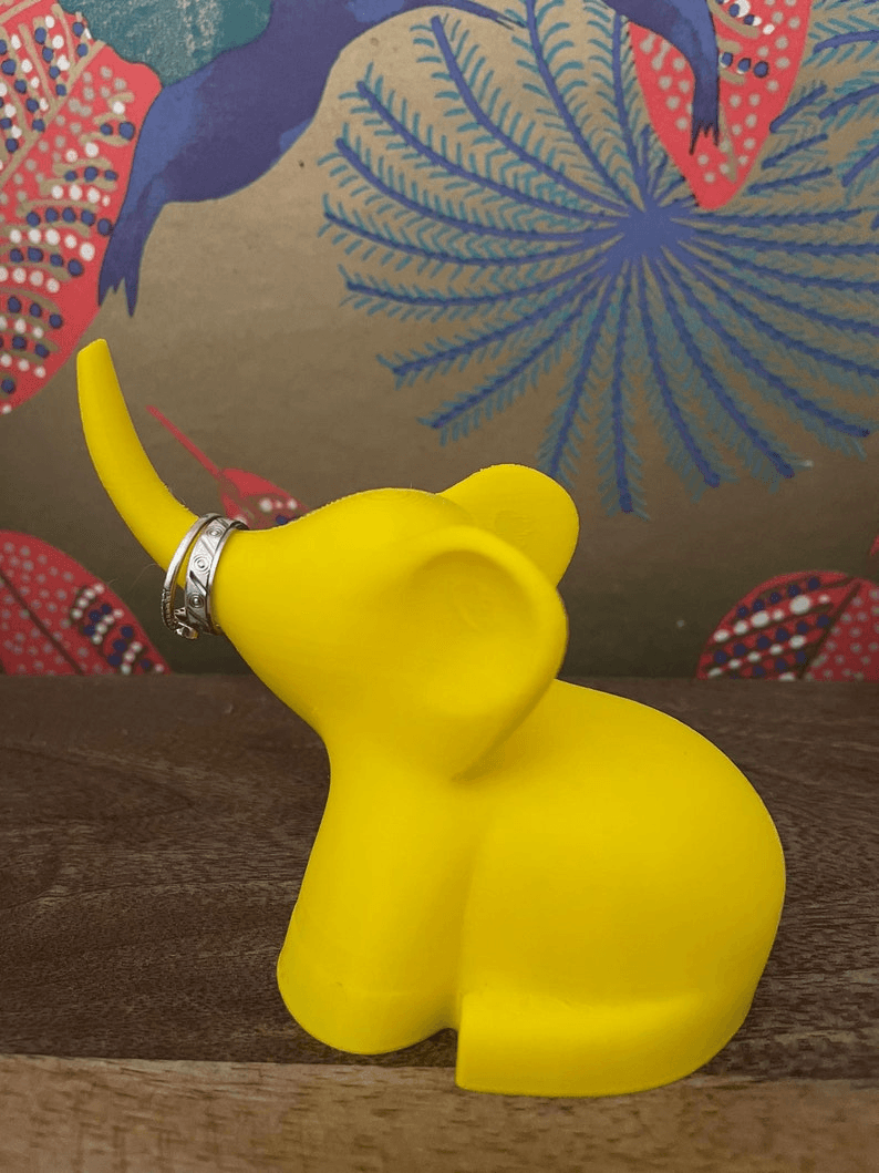 Playful Elephant Ring Holder & Jewellery Dish