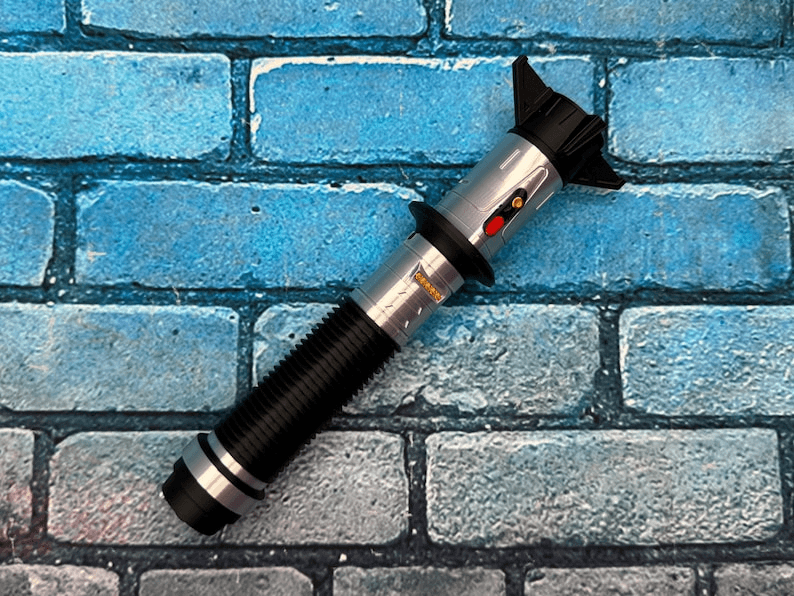 Baylan Skoll Inspired Orange Lightsaber Cosplay Prop