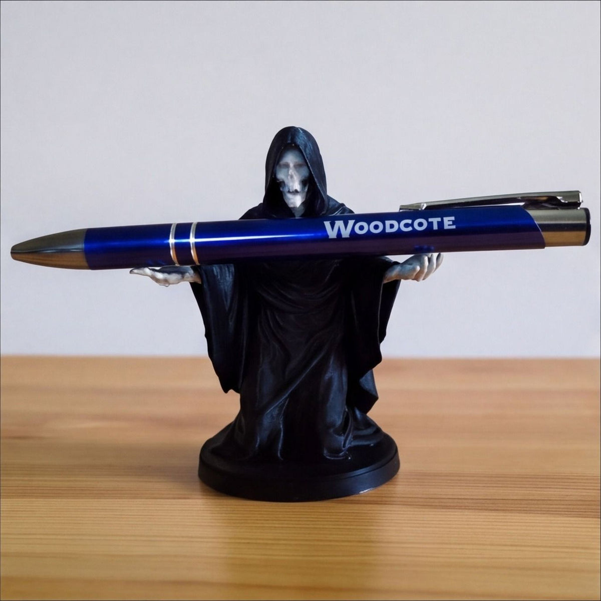 Grim Reaper Pen Holder – Gothic Spooky Desk Accessory