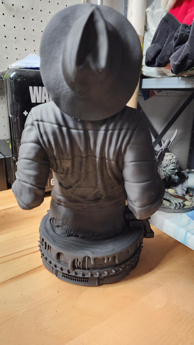 Freddy Krueger Inspired Fan Art Bookend Statue