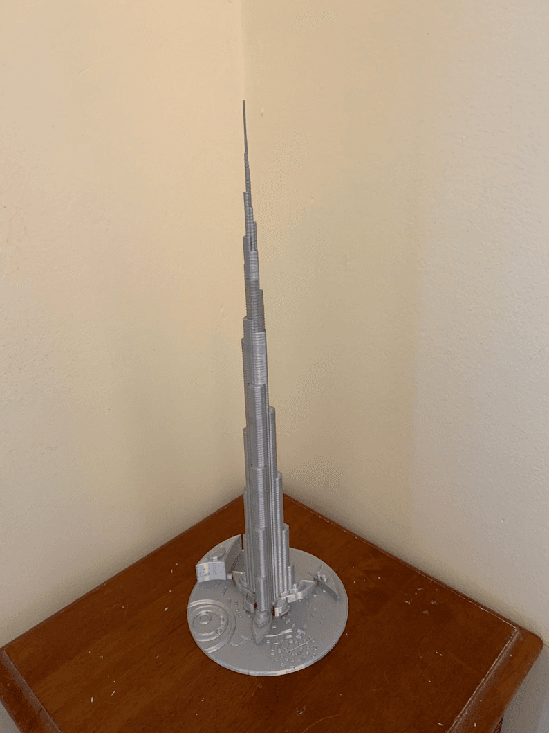 Burj Khalifa Inspired Tower Model | Dubai Skyline Figurine