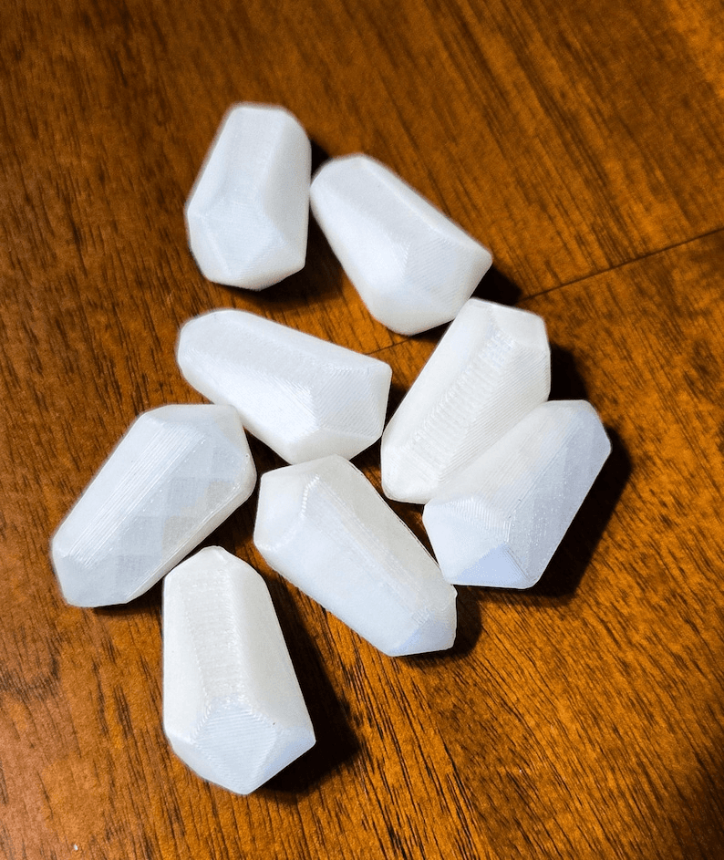 Glow-in-the-Dark Kyber Crystals – Star Wars Inspired
