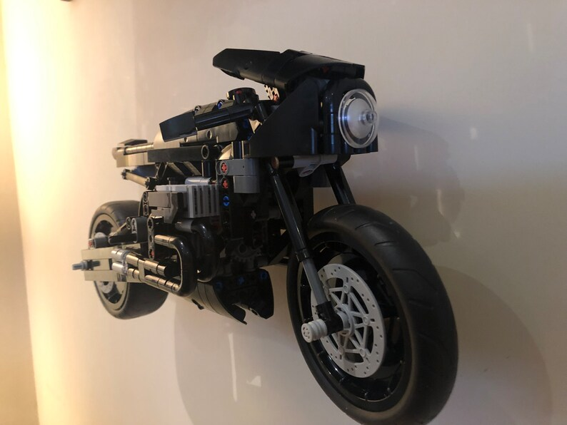 Dark Knight Inspired Motorcycle Wall Display Mount