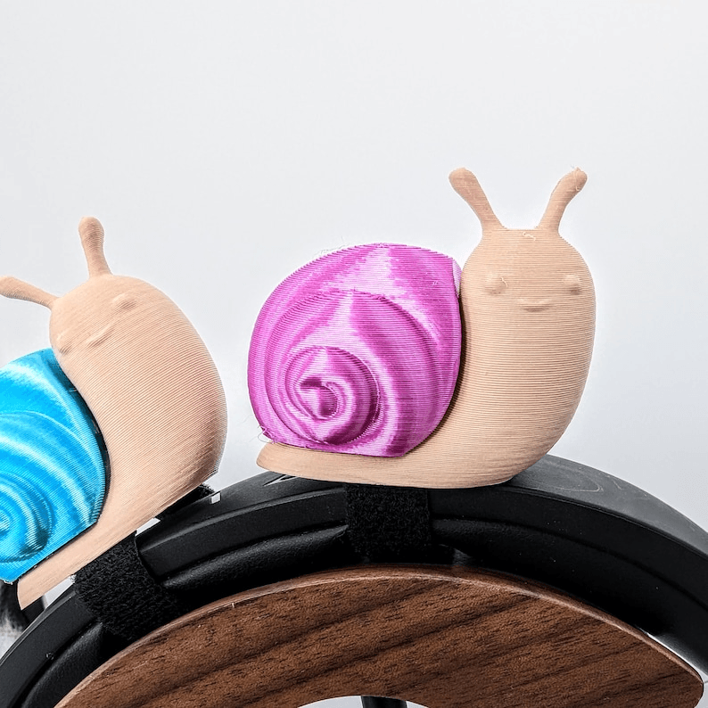 Cartoon Snail Headphone Stand & Speaker Holder Desk Decor