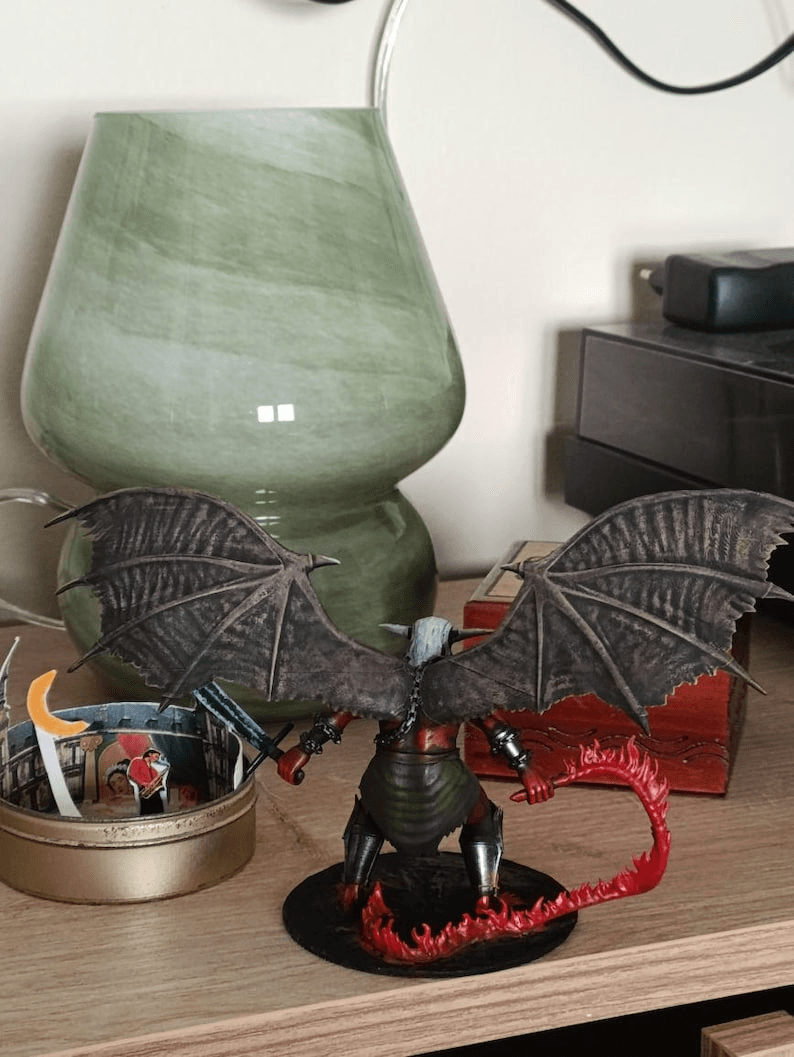 Balor Demon Miniature – D&D Inspired Tabletop RPG Figure