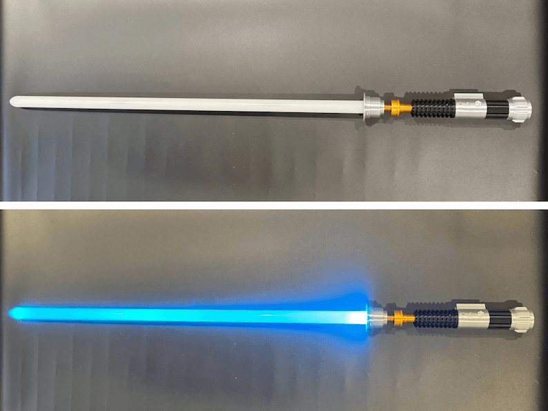 Obi-Wan Kenobi Inspired Lightsaber Hilt – Jedi Fan Replica