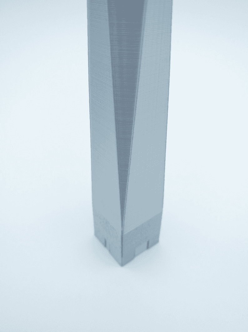 One World Trade Center Inspired Miniature Tower Model