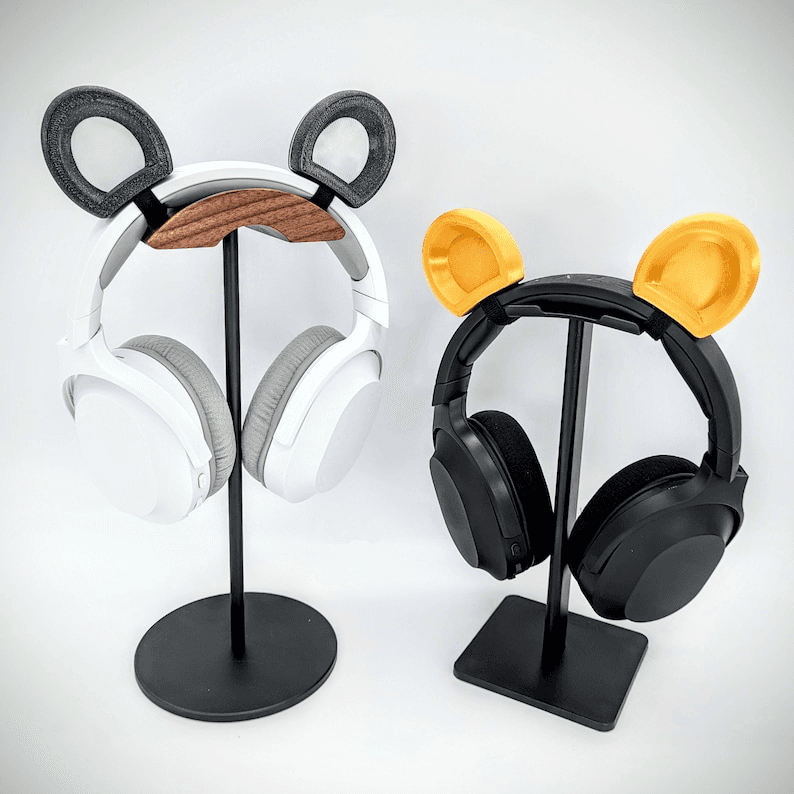 Bunny Ears Headphone Attachment – Rabbit Cosplay Accessory