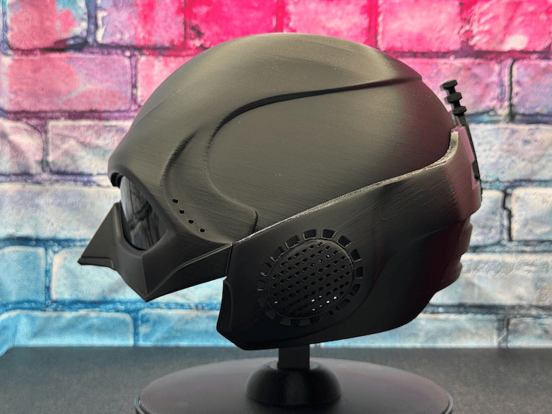 Black Noir Inspired Helmet Mask – Cosplay Fan Replica