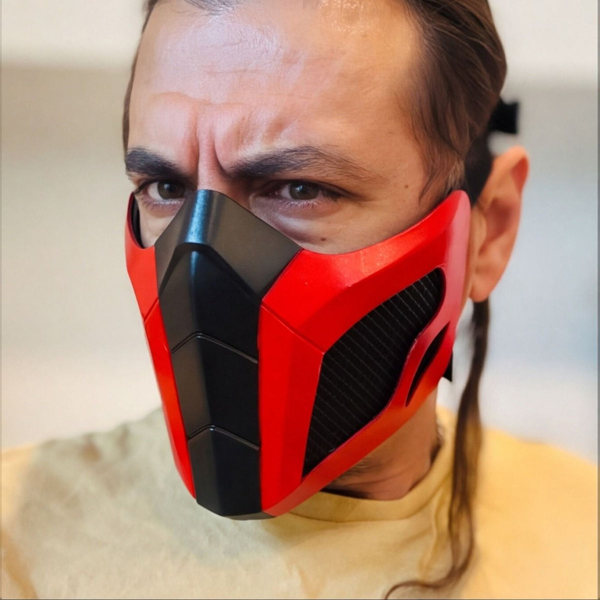Ermac Soul Eater Inspired Fan Mask – MK Cosplay Costume