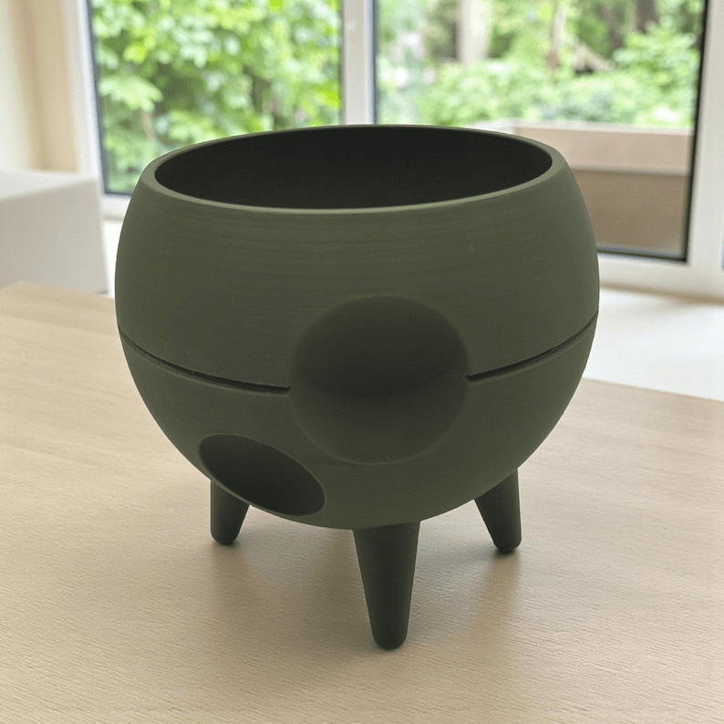 Moon-Inspired Succulent Planter | Lunar Plant Pot