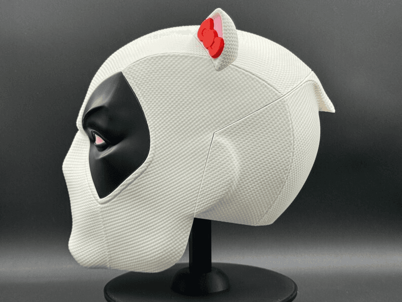 Kittypool Fan Mask – Deadpool & Hello Kitty Inspired Cosplay