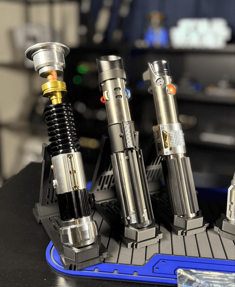 Star Wars Inspired Lightsaber Display Stand for Collectors
