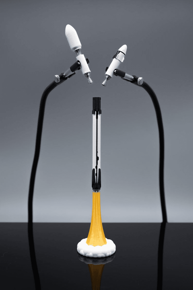 SpaceX Falcon 9 Crew Dragon Inspired Rocket Display Model