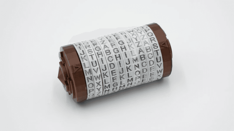Cryptex Inspired Secret Code Puzzle Box Cylinder Vault