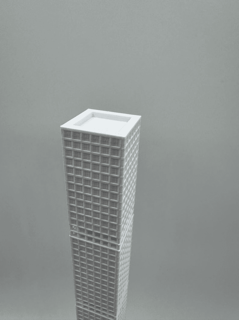 432 Park Avenue Inspired Miniature Skyscraper Model