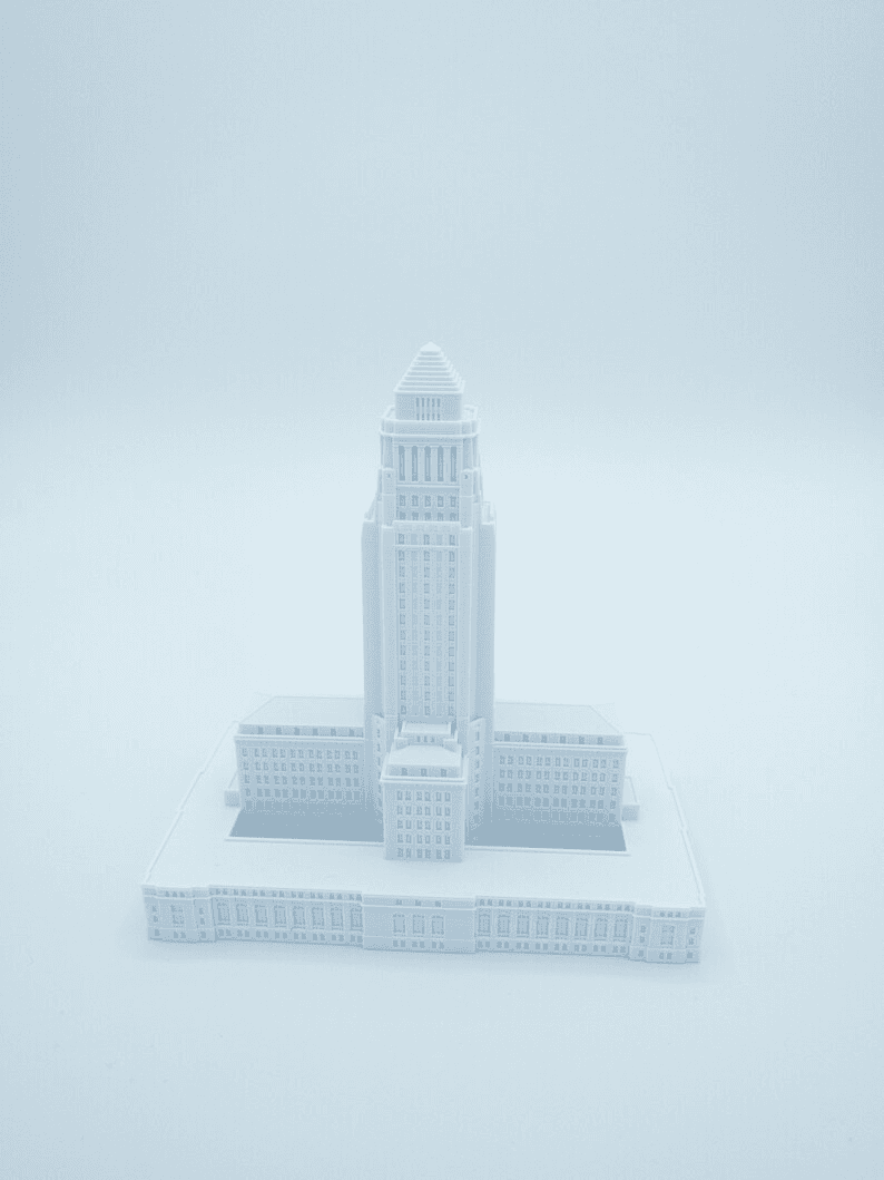 Vienna Rathaus Inspired Gothic City Hall Miniature Model