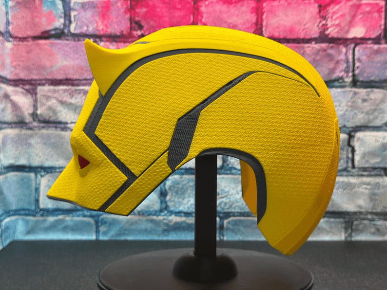 Daredevil Born Again Inspired Yellow Devil Helmet Mask
