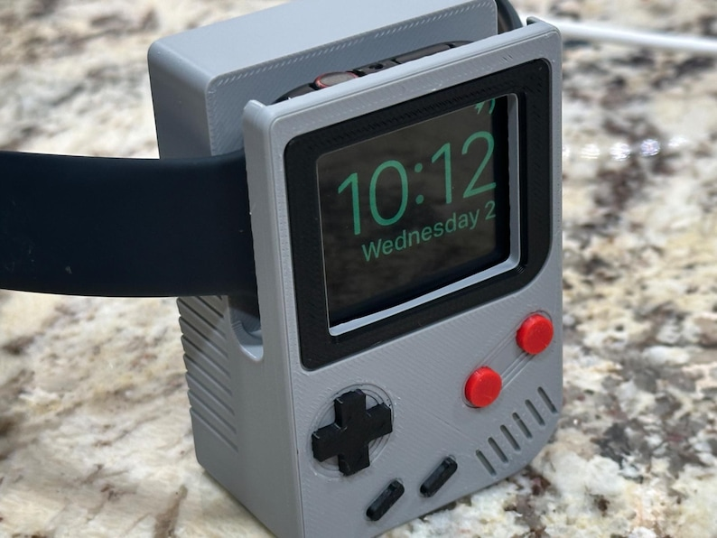 Game Boy Inspired Apple Watch Stand | Retro Gaming Dock