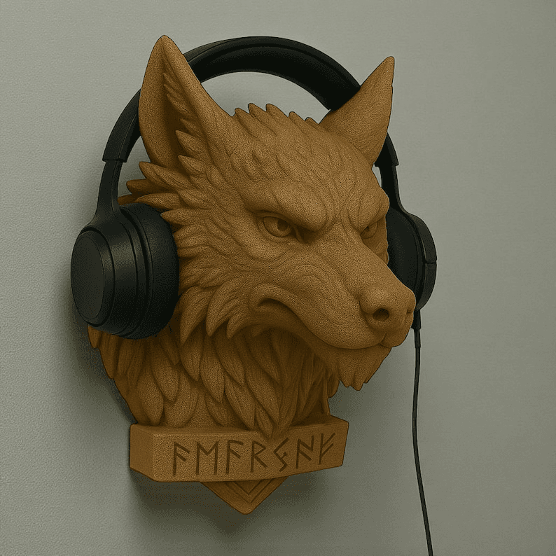 Fenrir Wolf Norse Gaming Headphone & Controller Mount