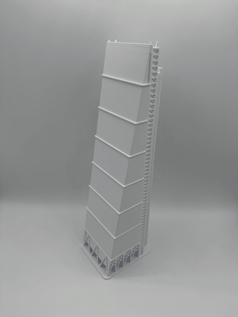 Leadenhall Building Inspired Miniature London Skyscraper Model