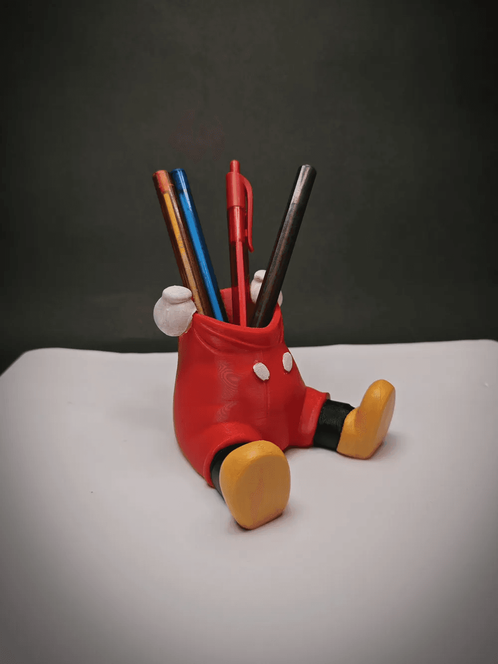 Mickey Mouse Inspired Pen & Phone Holder | Novelty Desk Tidy