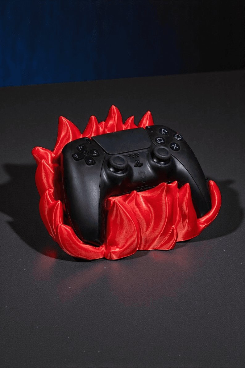 Flame Controller Stand | Fire Gaming Controller Holder