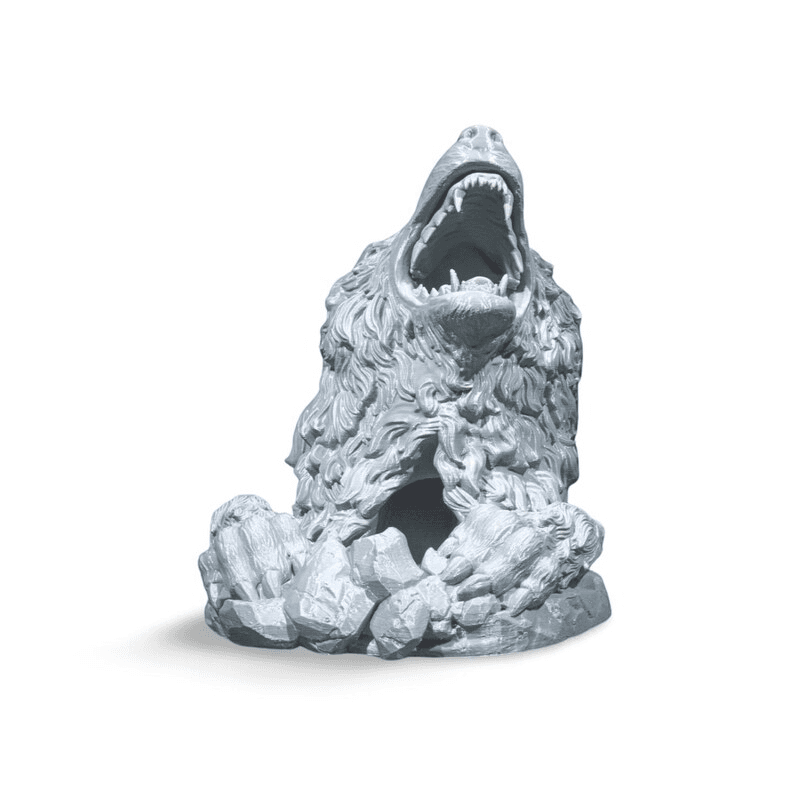 Howling Wolf Dice Tower – Fantasy RPG Tabletop Accessory