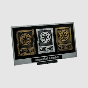 Star Wars Inspired Imperial Credits Display Stand Set