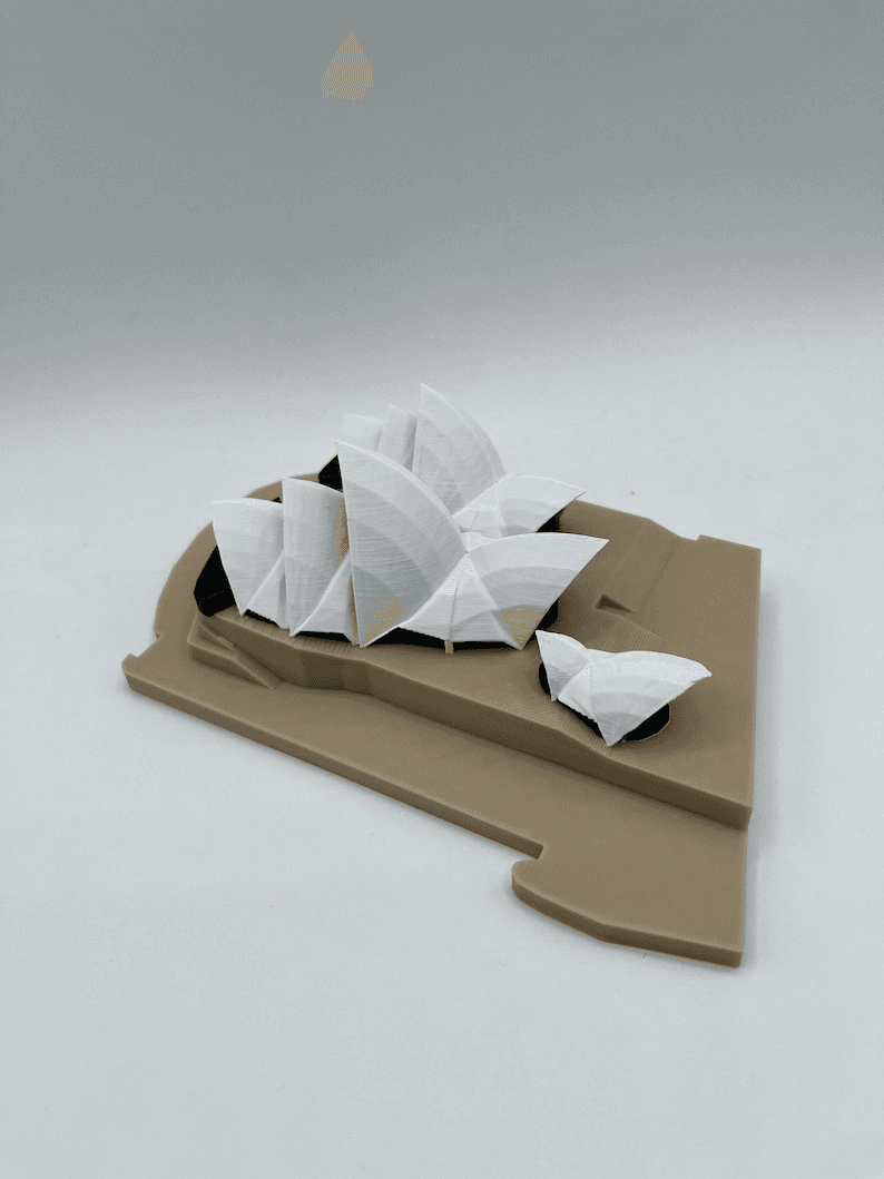 Sydney Opera House Inspired Miniature Landmark Model