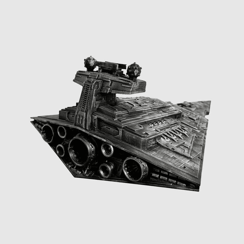 Imperial Star Destroyer Inspired Model with Stand – 55cm
