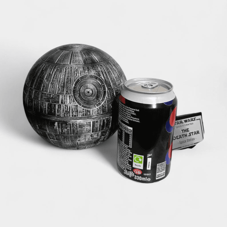 Death Star Inspired Model with Display Stand | Star Wars Fan Gift