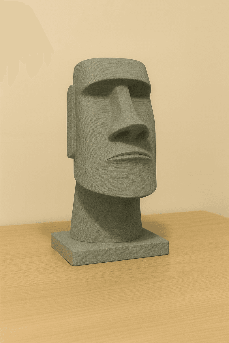 Moai Head Headphone Stand | Easter Island Statue Inspired