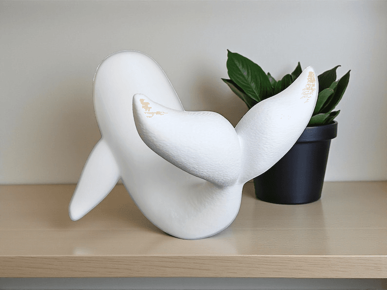 Humpback Whale Sculpture – Ocean Animal Shelf Decor
